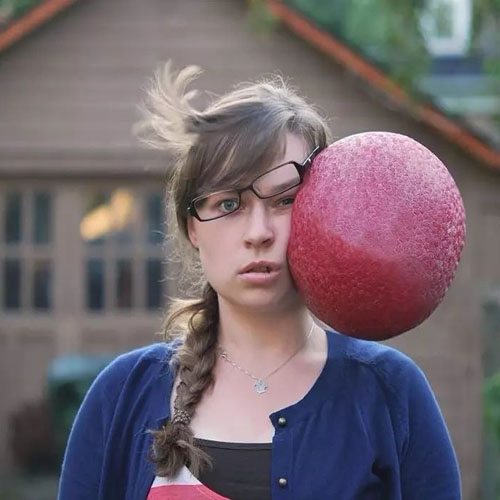 ball in the face